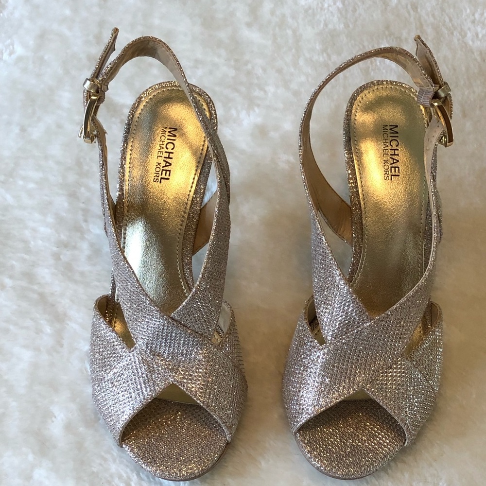 Gold Sandals Michael Kors